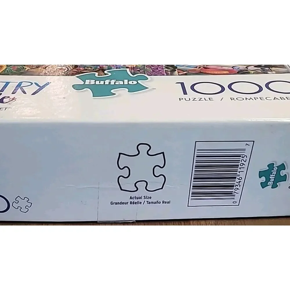 Buffalo Games Puzzle 1000 Piece Antique Market Country Life